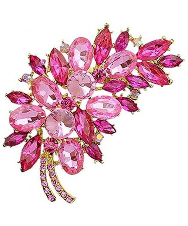 Bai You Mei Brooches Rhinestone