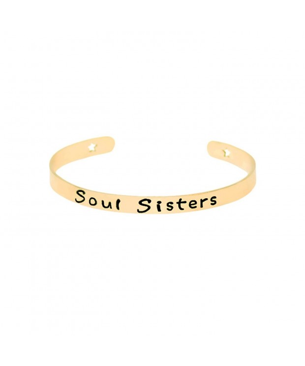 SOUL SISTER Open Bangle Bracelet