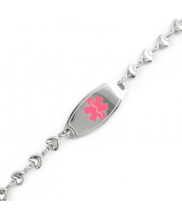 MyIDDr Pre Engraved Customizable Medical Bracelet