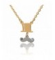 XUN British Mustache Necklace Pendant