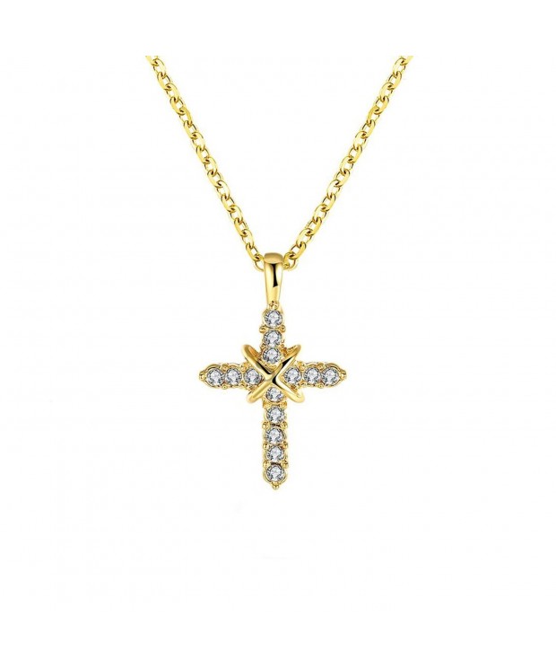 Simple Religious Necklace Plated pendants