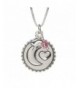 Childrens Sterling Swarovski created Birthstone Necklace