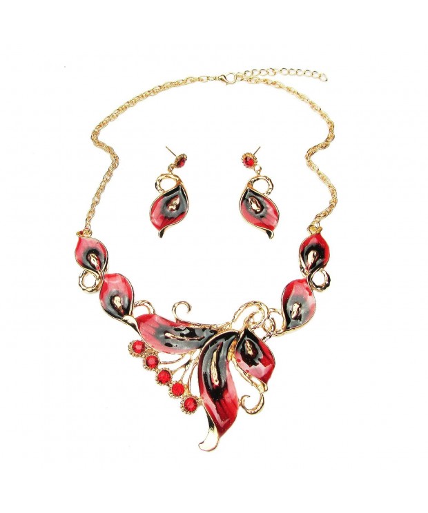 Yuhuan Butterfly Statement Necklace Earrings