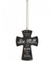 Still Scripture Chalkboard Cross Charm