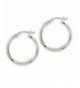 Sterling Silver Knife Edge Earrings