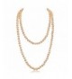 Crystal Necklace Knotted Jewelry Champagne