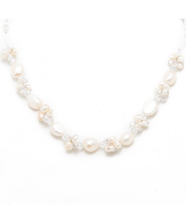 Cultured Freshwater Crystal Princess Necklace