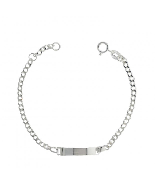 Sterling Silver Inches Baby Bracelet