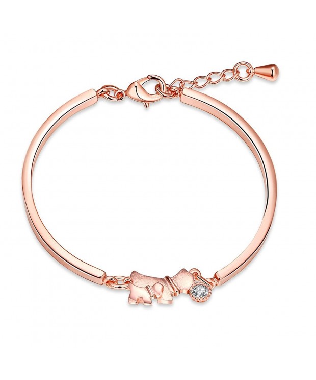 DazzlingShine Schnauzer Lobster Clasp Bracelet