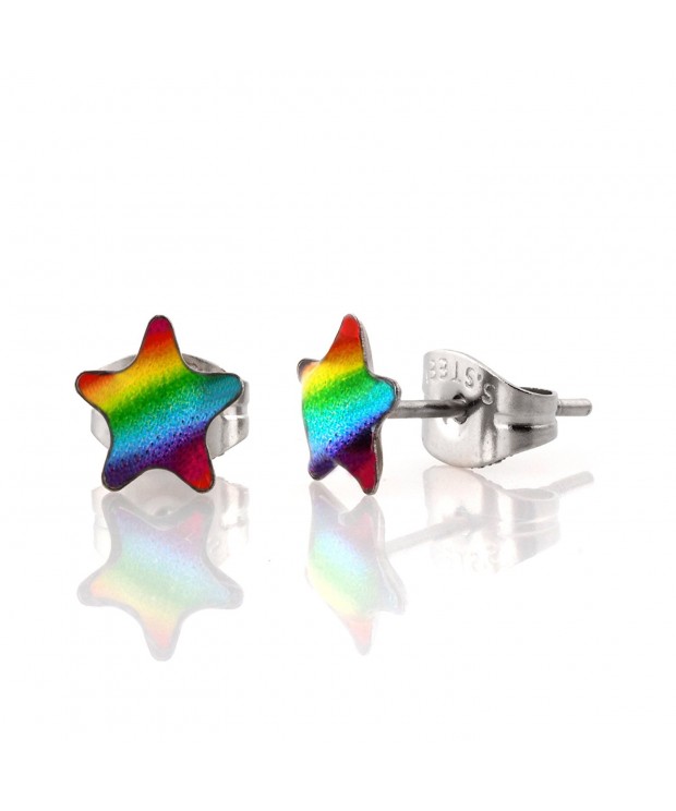 Shape Rainbow Bling Earrings Women