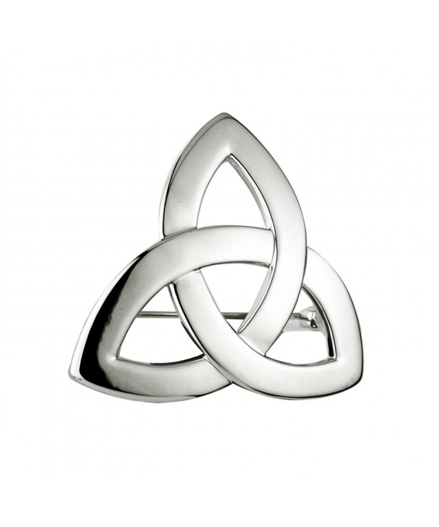 Rhodium Trinity Ladies Brooch Solvar