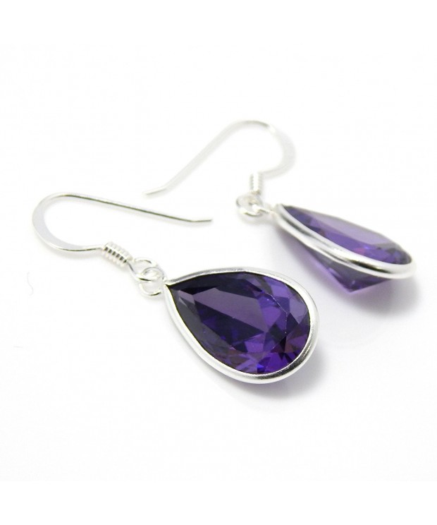 Pro Jewelry Sterling Dangling Amethyst