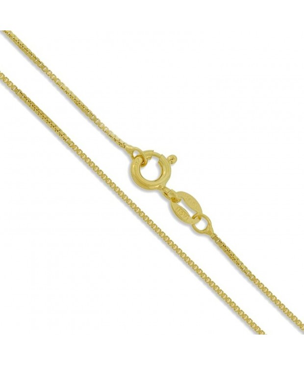 Sterling Silver Yellow Plated Necklace