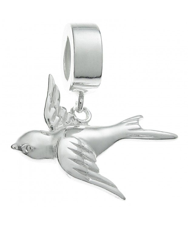 Sterling Silver Flying Swallow European