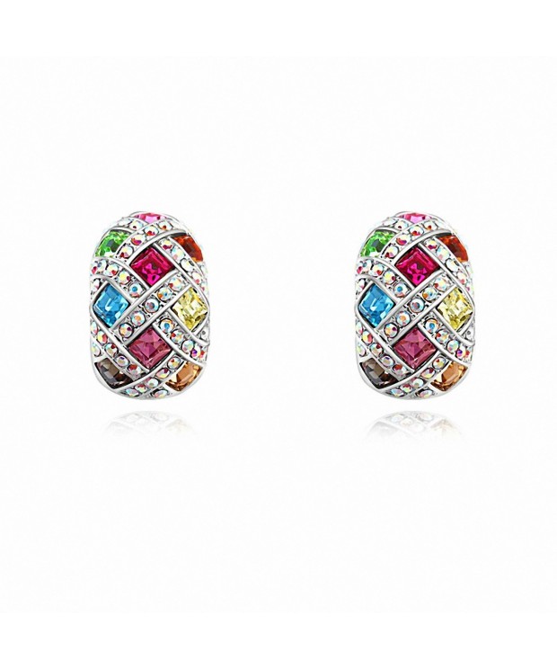 Multicolor Rhodium Plated Swarovski Beautiful Accessories