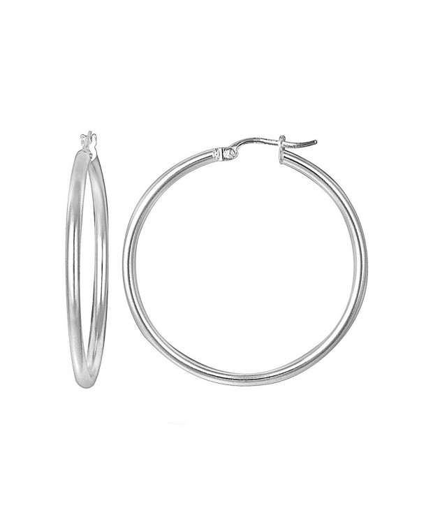 Sterling Forever Silver 38mm Earrings