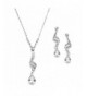 Mariell Graceful Necklace Teardrops Bridesmaids