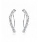 Mevecco Crawler Climber Earrings Jewelry 09 Silver