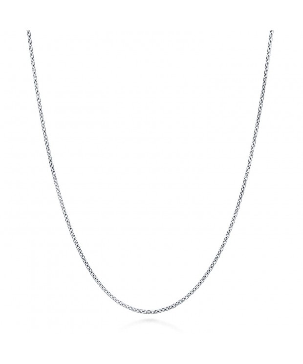 BERRICLE Italian Rhodium Sterling Necklace