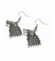 Game Thrones Silver Dangle Earrings