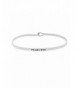 Rosemarie Collections Womens Bracelet Fearless