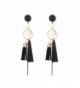 Yazilind Fashion Geometric Triangle Earrings