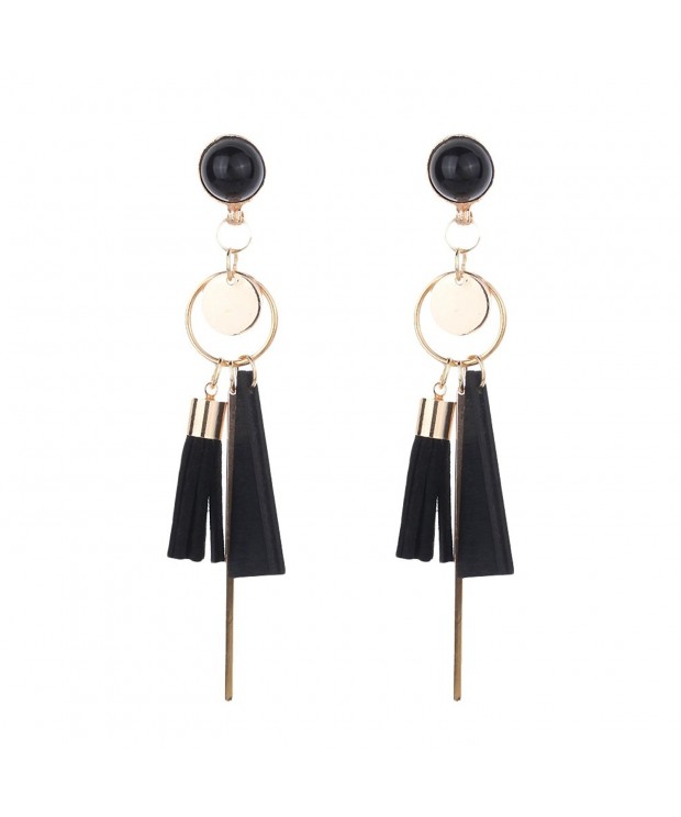 Yazilind Fashion Geometric Triangle Earrings