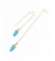 ZENGORI Turquoise Threader Earrings G1309 1