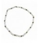 Clear Crystal Beaded Stretch Anklet