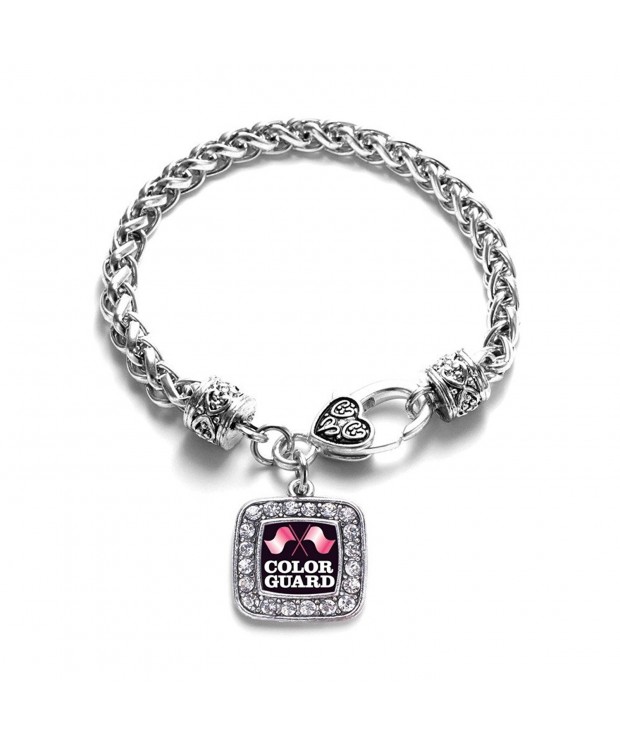 Marching Classic Silver Crystal Bracelet