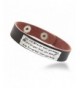 Stronger Smarter genuine leather bracelet