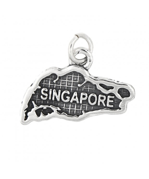 Sterling Silver Oxidized Singapore Travel