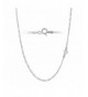 Sterling Silver Figaro Necklace Italian