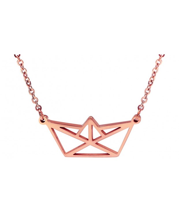 HANFLY necklace Geometric Origami Extender