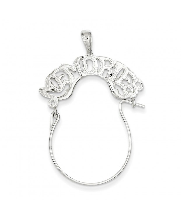 Sterling Silver Memories Charm Holder