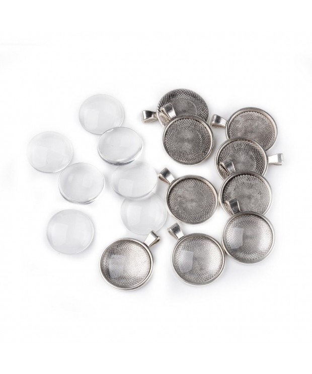 Pandahall Transparent Magnifying Cabochon Pendants