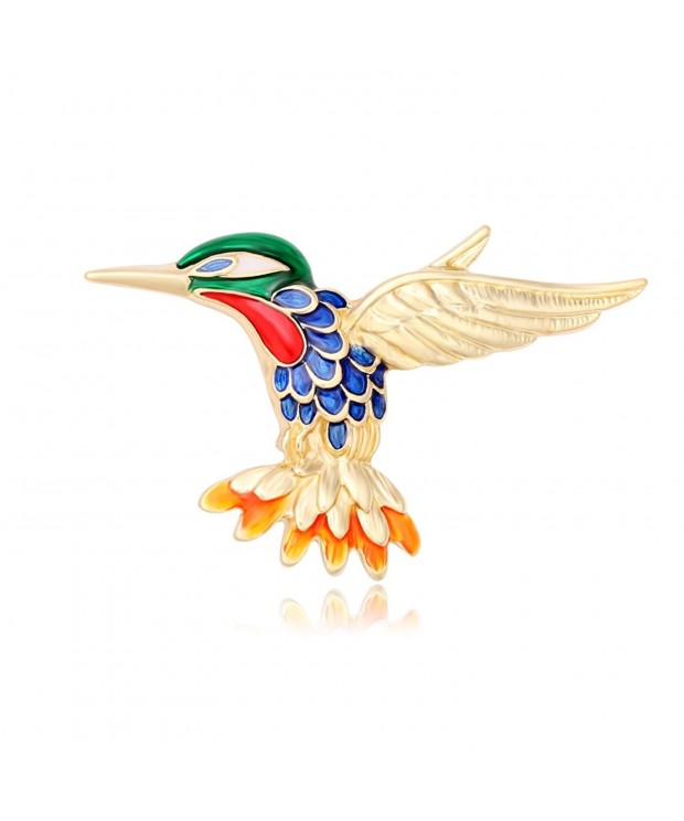 CHUANGYUN Colorful Hummingbird Delicate Brooches