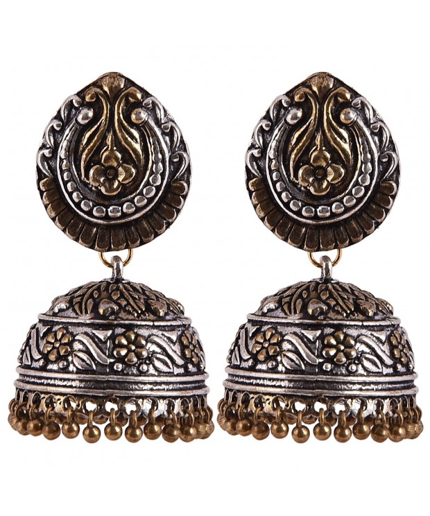 Prakash Jewellers antique carving plated