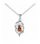 Mealove Gorgeous Flowers Zirconia Necklace