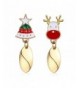 WIBERN Shining Christmas Reindeer Earrings