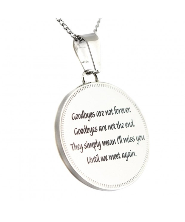 Until Pendant Goodbyes Forever Necklace