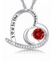 Mothers necklace sterling swarovski Anniversary