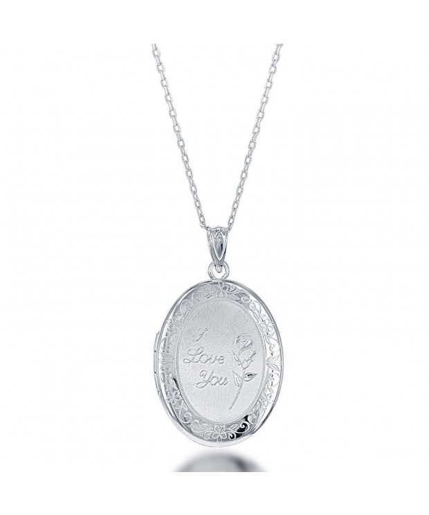 Sterling Silver High Polish Locket Chain