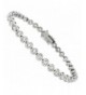 Sterling Silver Womens Bubble Bracelet