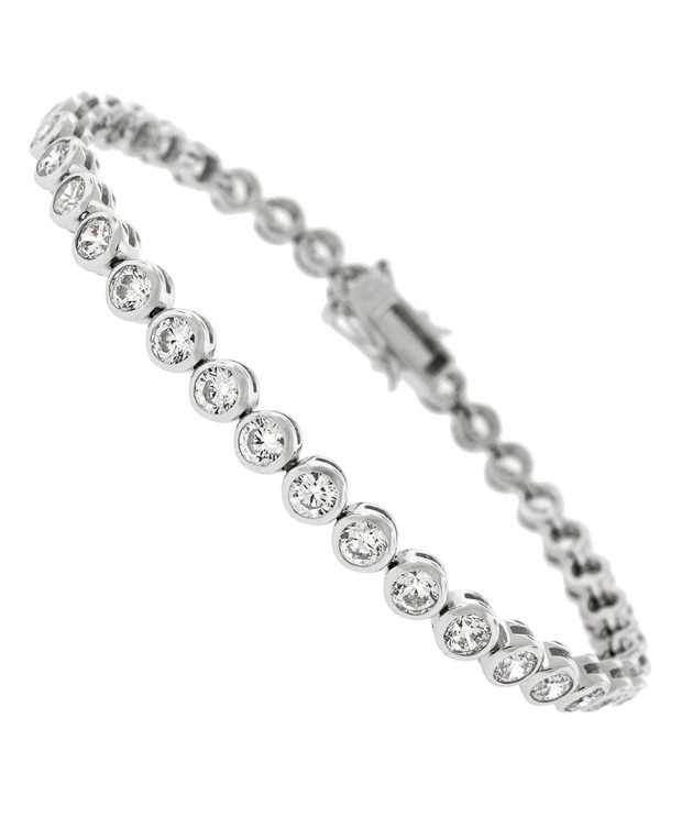 Sterling Silver Womens Bubble Bracelet