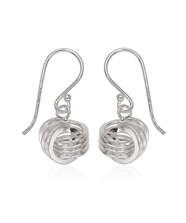 Sterling Silver Love Dangling Earrings