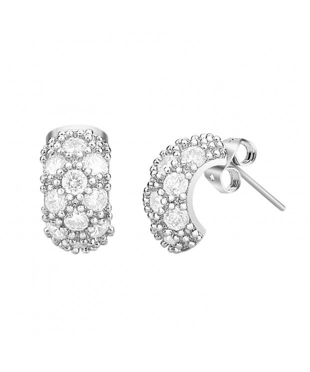 Wiw Sterling Silver Zirconia Earrings