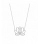 Boma Sterling Silver Lotus Necklace