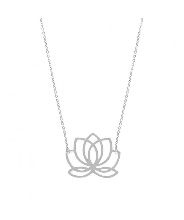 Boma Sterling Silver Lotus Necklace