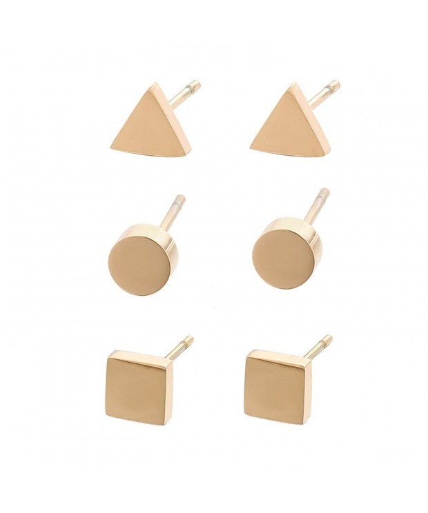 Lureme Stainless Triangle Earrings er005602 2